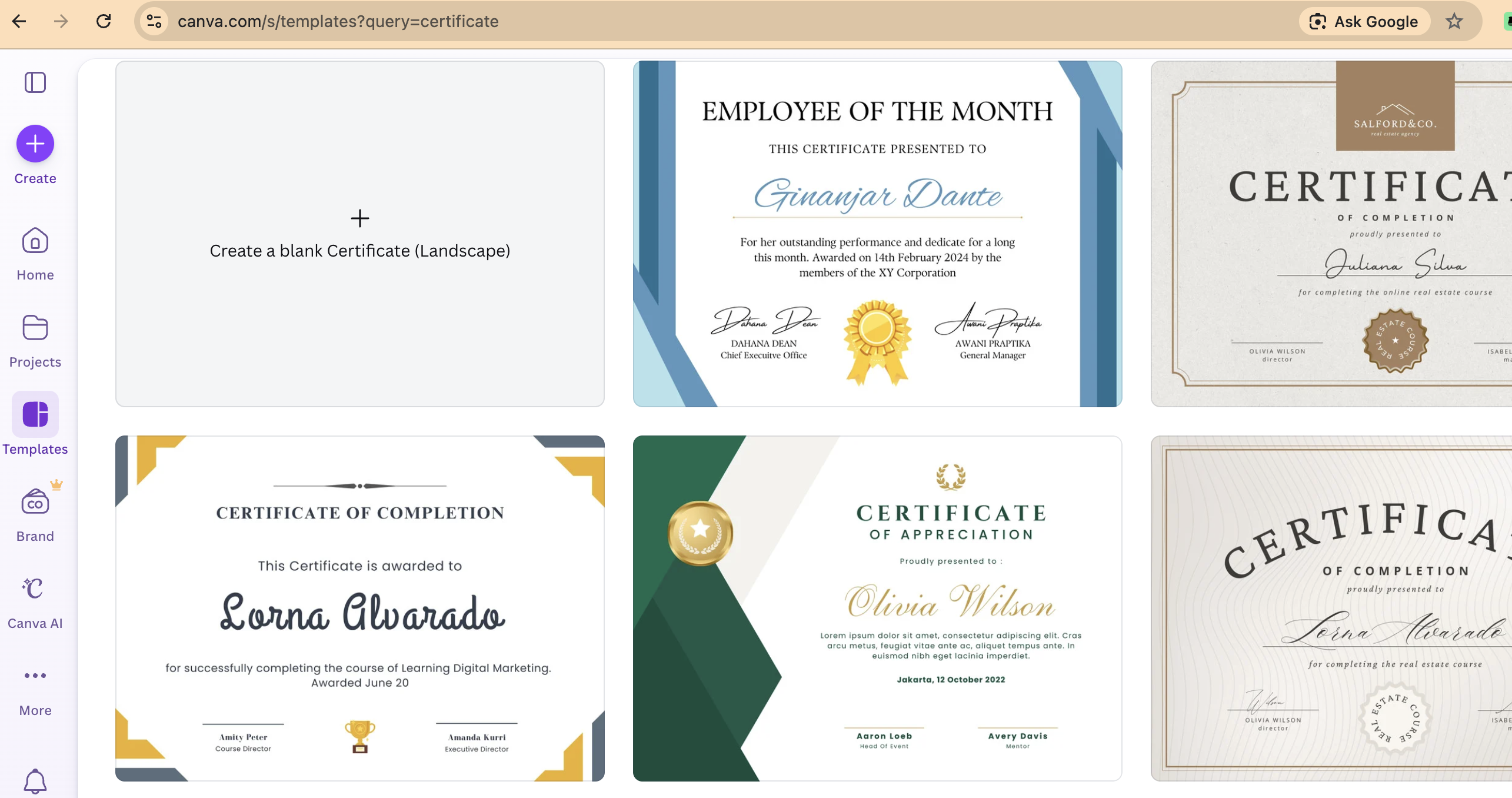 How to Design Certificates in Canva