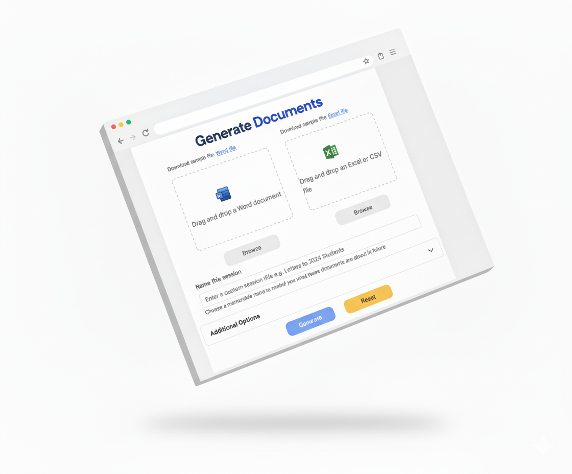 Mail-Merge? No, Better!